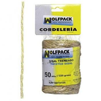 WOLFPACK LINEA PROFESIONAL 16010105 Cuerda Sisal Nº1 2 Cabos