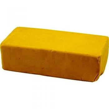 Arcilla suave, tamaño 13x6x4 cm, amarillo, 500g
