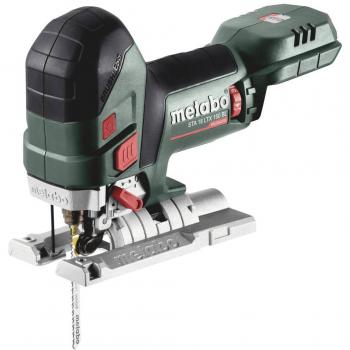 Metabo Sierra de Calar a Batería STA 18 LTX 150 BL - 18V, Sin Batería ni Cargador, Motor Brushless, Luz LED, Cambio de Hoja Sin Herramientas, Aspiración