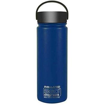 Bidón aislado boca ancha 550ml azul oscuro