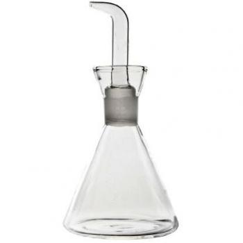 imf Aceitera-Vinagrera Conica Antigoteo, Glass, Multicolor, 125 ml