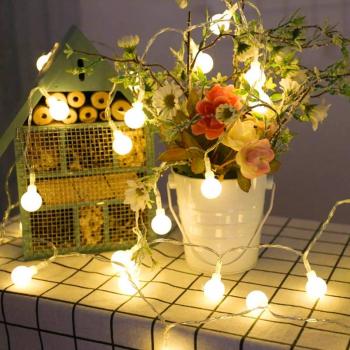 LE Cadena de Luces con Enchufe 10m 100 LED Blanco Cálido 3000K Guirnalda de Luces Impermeable 8 Modos Luz Guirnaldas Luminosas Decorativas para Exterior y Interior, Jardines, Boda, Arbol de Navidad