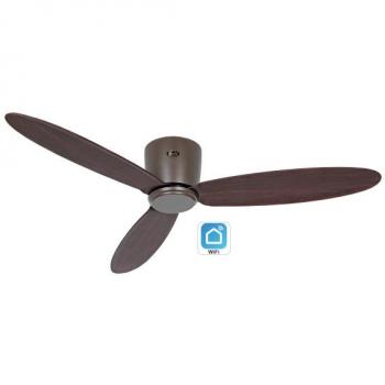 Ventilador de Techo Inteligente CasaFan Eco Plano II 132 cm Nogal Wi-Fi