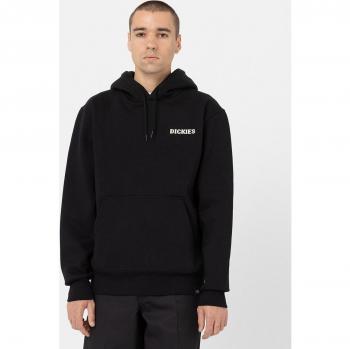 Sudadera Dickies Hays para Hombre con Capucha, Bolsillo Canguro y Manga Larga en Color Negro