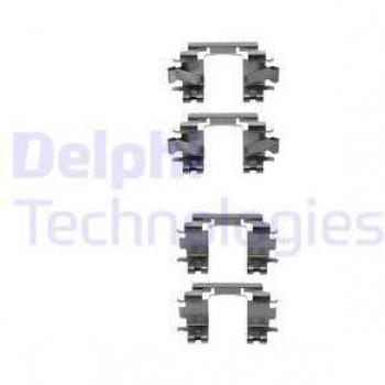 Kit de accesorios, pastillas de freno de disco DELPHI LX0298