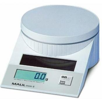 Báscula Postal Solar MAULtronic S - Capacidad 5000g, Color Blanco