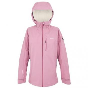 Regatta Women's Waterproof Birchdale II Jacket in Lilac/Light Vanilla, Size 20