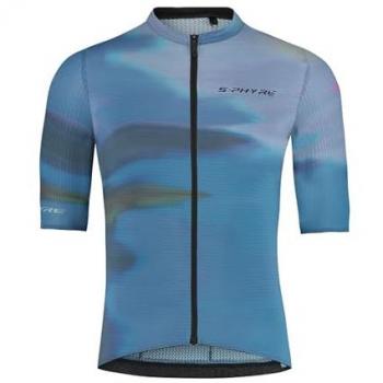 Maillot de Manga Corta Shimano S-Phyre Leggera Azul XL