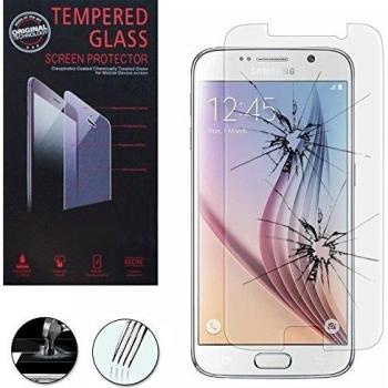 Samsung Galaxy S6 G920/SM-SM-G9200, SM-G9208: 1-Protector de pantalla vidrio templado, transparente