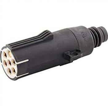 Conector Hella 8JA 008 084-011 - 24V - 7 polos - Contacto de tornillo - Plástico - DIN/ISO: 3731