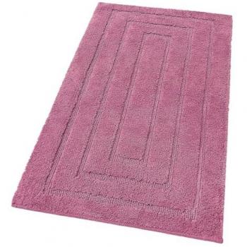 Alfombra de Baño Antideslizante 50x110 cm de Algodón Puro Elegante y Suave Color Morado