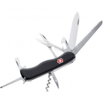Victorinox Outrider - Navaja de acampada y senderismo, color negro