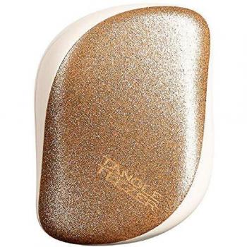 Tangle Teezer Compact Styler - Cepillo de pelo para desenredar, color dorado