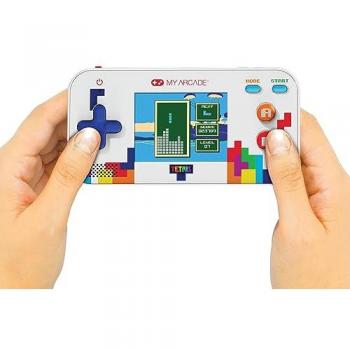 Consola Portátil Retro Tetris Gamer V - 201 Juegos en 1, Pantalla de 6,35 cm, Multicolor