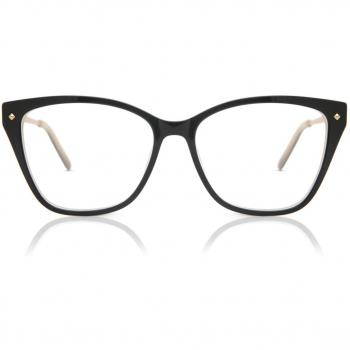 Cat Eye Montura Completa Plástico Negros Gafas Recetadas para Mujer - Gafas Anti-Azules - SmartBuy Collection