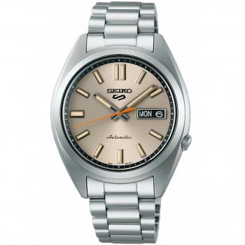 Seiko 5 Sports SNXS 'Beige Chinos' Classic Sports 37.5mm Men's Watch Beige