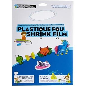 De Diam Blanco DI 42263 Hojas de Plástico Obispo 27,9 x 21,6 x 0,1 cm Conjunto de 7