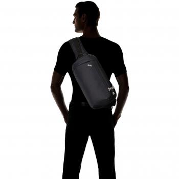 Pacsafe Vibe 325 Anti-theft Crossbody Pack Bolso Bandolera, 40 cm, 10 Litros, Black 100