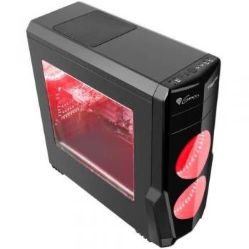 Natec Genesis Titan 800 Torre Negro, Rojo - Caja de ordenador