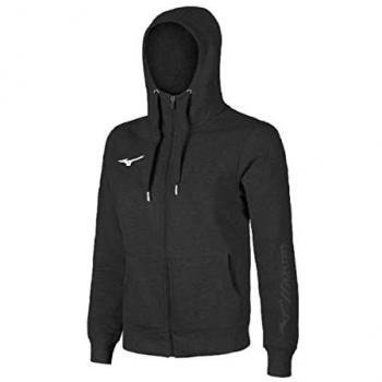Mizuno FZ Hoodie Sweatshirt for Men, Black, 4XL