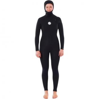Rip Curl Traje De Neopreno Para Mujer Dawn Patrol 5/4 Mm Con Cremallera En El Pecho Y Manga Larga