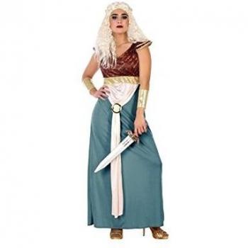 Atosa-53899 Disfraz Princesa, Color Celeste, XS-S