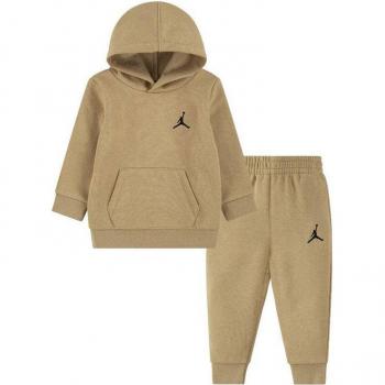 Conjunto Nike Jordan MJ Essentials FLC PO Set Infantil Marrón 86-92 CM