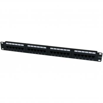 StarTech.com 24 Port 1U Rackmount Cat 6 110 Patch Panel - 24 port Network Patch Panel - RJ45 Ethernet 110 type Rack Mount Patch Panel 1U