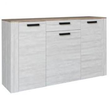 Cómoda Aparador Sena 150cm con 3 Puertas y 1 Cajón