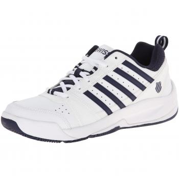 K-Swiss Performance KS TFW VENDY II-WHITE/NAVY-M - Zapatillas De Tenis de material sintético hombre, color blanco, talla 43
