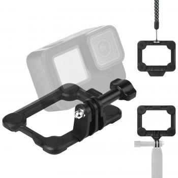 Soporte de cámara de acción 3 en 1, magnético fuerte, instalación rápida, kit de placas para GoPro 10, 9 y 8