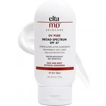 EltaMD UV Pure Sunscreen Broad-Spectrum SPF 47, 4.0 oz