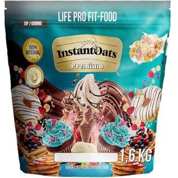 Avena Instantánea Premium Life Pro Fit Food 1.6kg | Harina Integral de Avena | Carbohidratos de Liberación Lenta
