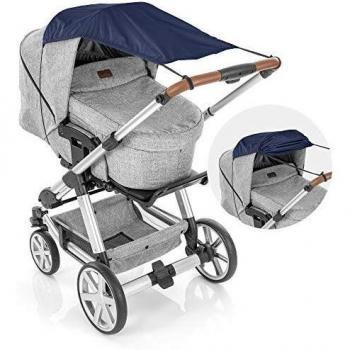 Parasolar Universal para Cochecito de Bebé UV50, Modelo Marine Azul Reer ShineSafe