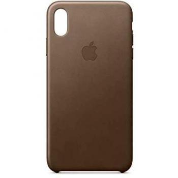 Apple Leather Case (for iPhone XS Max) - Taupe