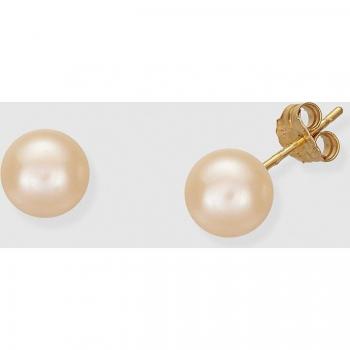 Pendientes de oro con perla blanca y detalles en filigrana, exclusivos de El Corte Inglés