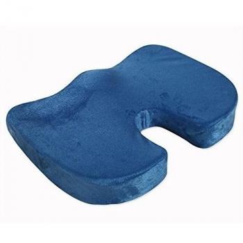 Glantop - Cojín de espuma para asiento, alivia el dolor de ciática, coxis y lumbar