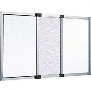 Vigor 75005 mosquitera, extensible, anodizado, Altura de 50 x 40 cm