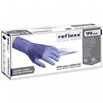 Guantes de Nitrilo Ultra Resist R99 - Talla L - Sin Polvo - 50 Piezas - Azul