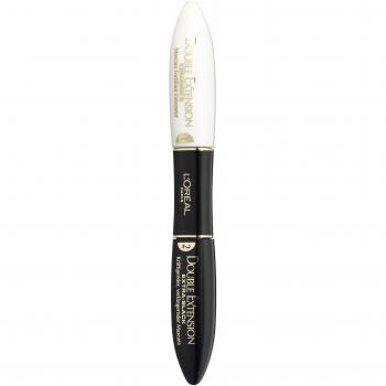 L'ORÉAL PARIS Double Extension Mascara, Carbon Black (12 ml) - Máscara de pestañas, 12 ml