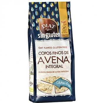 Copos Finos de Avena Integral Sin Gluten - 300g - Alto Contenido en Fibra, Rico en Betaglucanos, Bajo en Grasas Saturadas, Sin Azúcares Añadidos