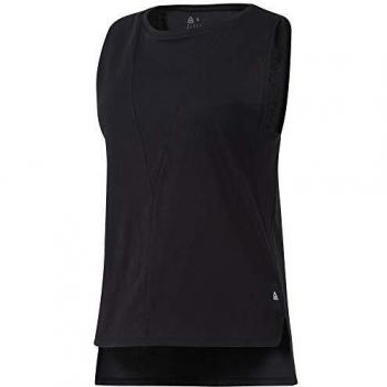 Reebok TS Tank Camiseta De Tirantes, Mujer, Negro, XS