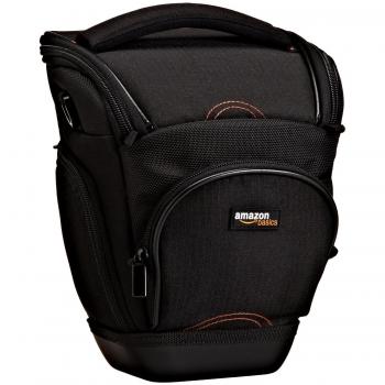 AmazonBasics DSLR Camera Holster Case - Lightweight Black Design