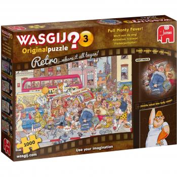 Rompecabezas Wasgij Retro Original 3 - Fiebre del Full Monty - 1000 piezas