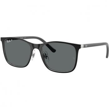 Ray-Ban Kids Polarized Sunglasses RJ9551S 295/81 Black Grey Square