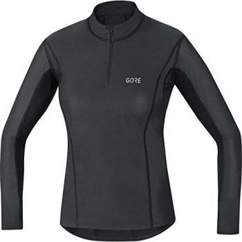 GORE Wear Camiseta interior cortavientos de mujer, 38, Negro, 100322