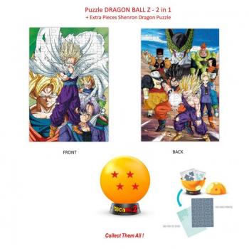 Puzzle Coleccionable Dragon Ball Z - 4 Estrellas - 2 en 1 (Puzzle + Extra) - 98 Piezas