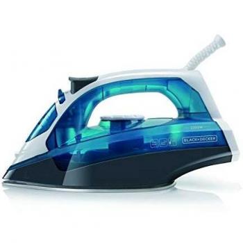 Black+Decker BXIR2200E Plancha de Vapor, 2200W, Material de Plástico, Color Azul