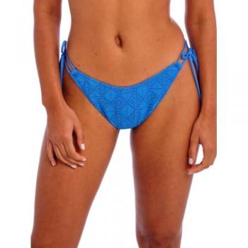 Freya Women's Nomad Nights Tieside Bikini Brief - Blue Polyamide - Medium Size