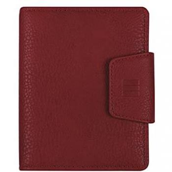 Finocam - Agenda Classic Nova 2025 Rojo, anillas, semana vista horizontal, tamaño 602-73x114 mm, enero 2025 - diciembre 2025 (12 meses), en español